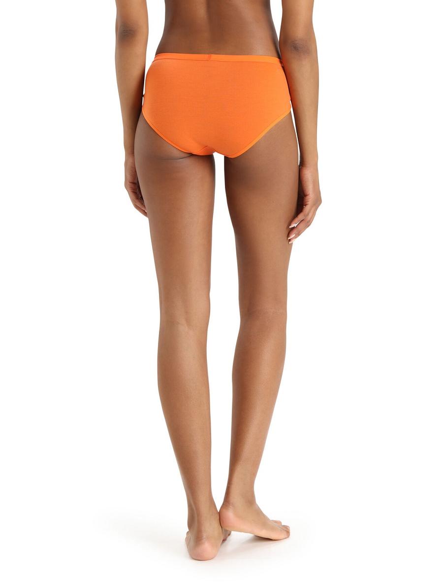 Bielizny Icebreaker Merino Siren Hipkini Briefs Damskie Pomarańczowe | PL 1223GSOL